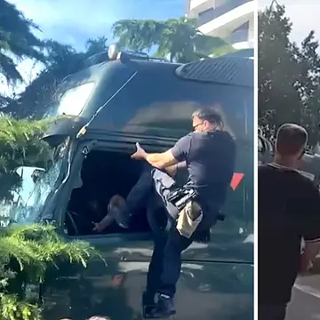 Caz șocant în Constanța. Un șofer de TIR a fost bătut de un polițist, după ce i s-a făcut rău la volan și a pierdut controlul mașinii