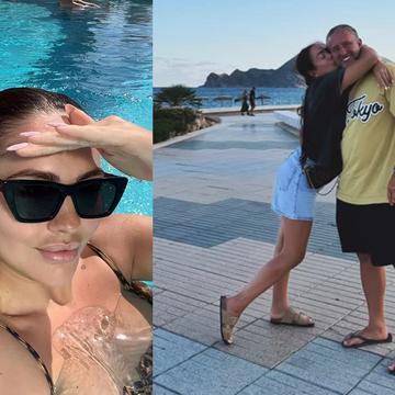 Corina Caciuc, partenera lui Laurențiu Reghecampf, siluetă suplă și tonifiată după doi copii. Cum s-a fotografiat la plajă