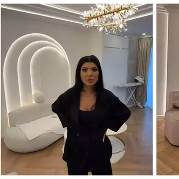 Cum arată apartamentul Andreei Tonciu. Vedeta a investit 10.000 de euro doar în mobilierul din dormitor