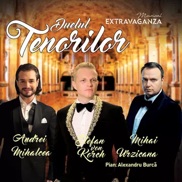 Ediţia 2026 a „DUELULUI TENORILOR”, cu ŞTEFAN von KORCH şi invitaţii,-  pe 14 septembrie la Teatrul Naţional – Sala Studio, în deschiderea stagiunii Musical Extravaganza