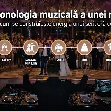 Cronologia muzicală a unei nunți: cum se construiește energia unei seri, oră cu oră