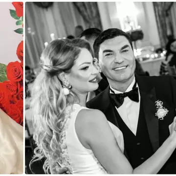 Imagini rare de la nunta Valentinei Pelinel cu Cristi Borcea. Au fost făcute publice după 8 ani de căsnicie