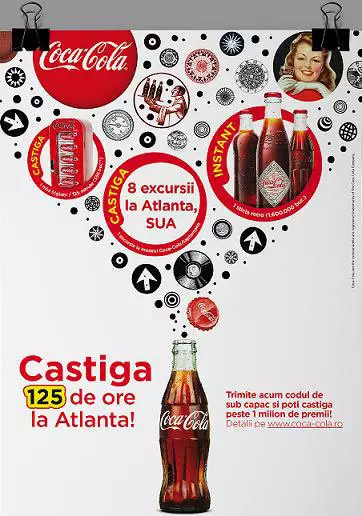 Castiga cu Coca Cola 125 ore la Atlanta!