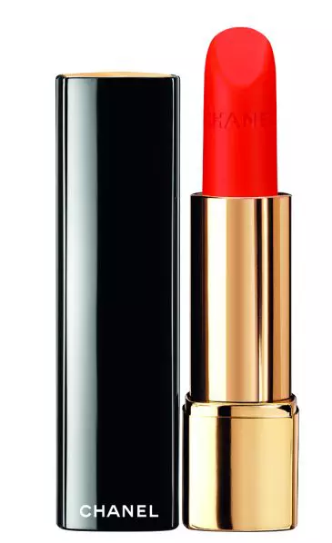 Ruj mat, Rouge Allure Velvet, Chanel, nuanța N°64 First Light, 181 lei