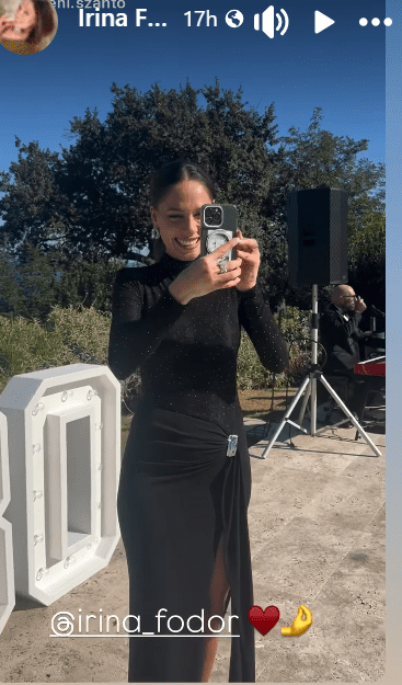 Ținuta purtată de Irina Fodor la petrecerea lui Richard Abou Zaki, din Italia. Cum a apărut vedeta alături de Mona Segall