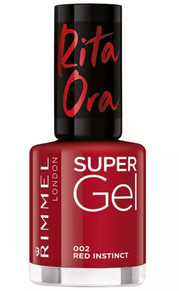Lac de unghii, Rimmel London, Super Gel, nuanța Red Instinct, 19,80 lei