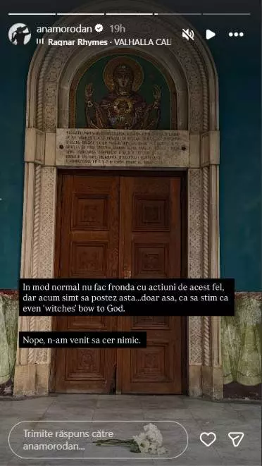 Ana Morodan la biserica
