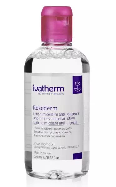 Loțiune micelară anti-roșeață, Ivatherm, Rosederm, 51,34 lei