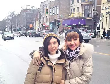 Marina Almăşan şi fiica ei