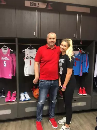 Tibi Dumitrescu și fiica lui și a Anamariei Prodan, Sarah