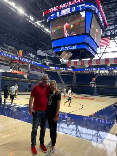 Tibi Dumitrescu și fiica lui și a Anamariei Prodan, Sarah