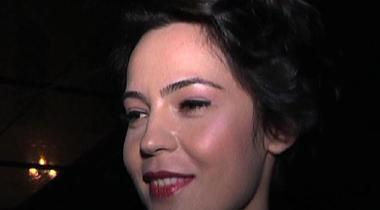 Maria Dinulescu într-o rochie Iris Şerban