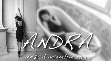Andra, pe coperta revistei Unica de noiembrie