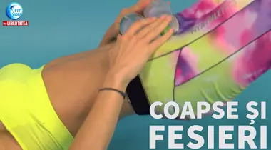 #FitYou! Diana ne învață un exercițiu ușor pentru coapse și fesieri