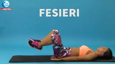 #FitYou! Diana ne învață un exercițiu ușor pentru fesieri