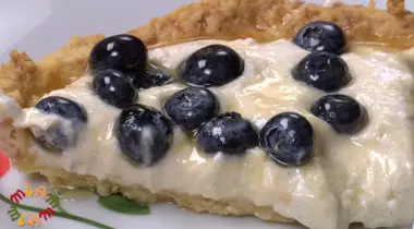 MIAM-MIAM! Tartă cu afine și ricotta