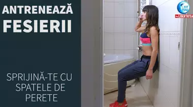 #FitYouOnTime! Antrenează-ți fesierii în timp ce te speli pe dinți