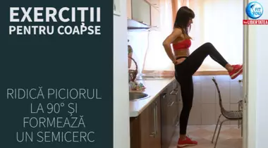 #FitYouAtHome! Exercițiu pentru coapse folosind mobila
