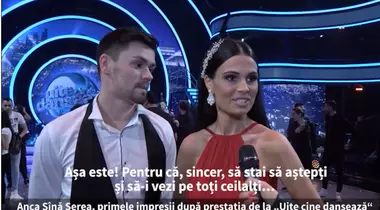 Anca Serea, primele impresii după prestația de la „Uite cine dansează“