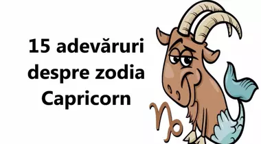 15 adevăruri despre zodia Capricorn