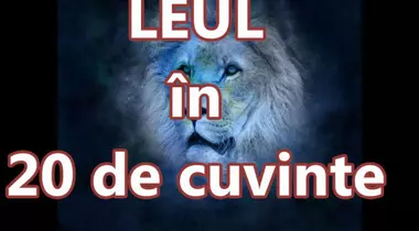 Leul în 20 de cuvinte