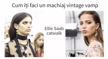 Cum îți faci un machiaj vintage vamp