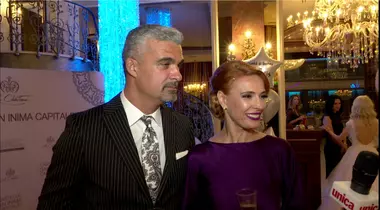 Ce surprize au avut nașii Aurelian Temișan și Monica Davidescu pentru Andreea Bălan și George Burcea
