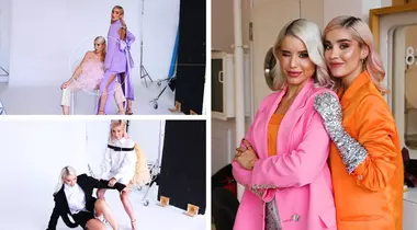 Alina Ceușan și Carmen Grebenișan: making of coperta Unica martie 2020