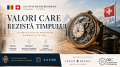 Timpul ca punte între România și Elveția. Expoziția „Valori care rezistă timpului', la BNR