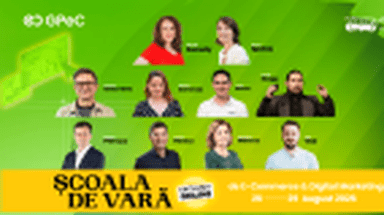 Școala de Vară GPeC 2026, online: 4 zile de know-how aplicat în E-Commerce & Digital Marketing, accesibilă de oriunde