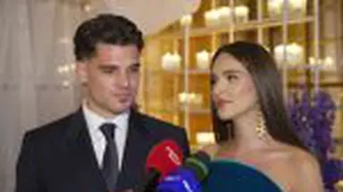 Primele imagini de la petrecerea fiului lui Ianis Hagi și al Elenei. Tortul a fost surpriza serii