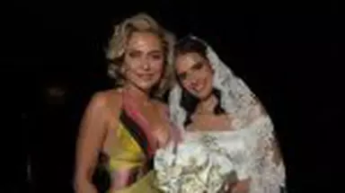 Imagini rare de la nunta Sarei, fiica Adinei Buzatu. Andra și Cătălin Măruță au fost prezenți la eveniment