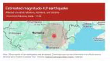 Cutremur de magnitudine estimată 4,9 în România, luni, 19 octombrie 2026. Seismul, semnalat în apropiere de Râmnicu Sărat
