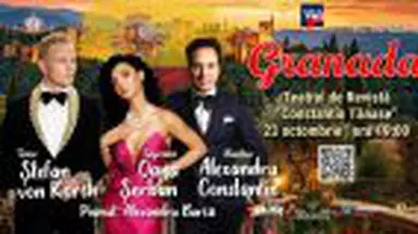 „GRANADA' – cu tenorul ŞTEFAN VON KORCH şi invitaţii – concert incandescent cu influențe spaniole și mexicane, pe scena Teatrului Constantin Tănase pe 23 octombrie
