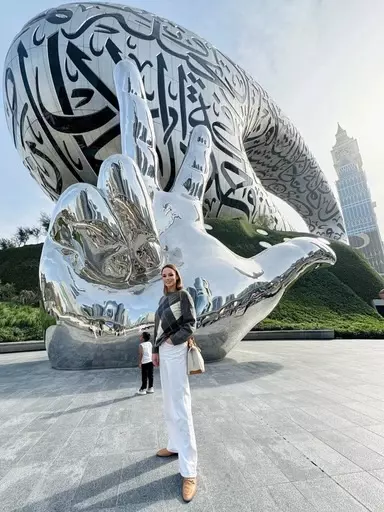 Andreea Marin în Dubai