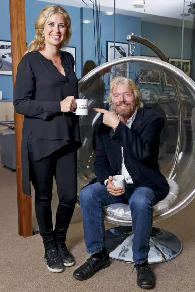 Richard Branson si fiica lui, Holly