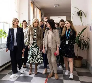 Olena si Jill Biden