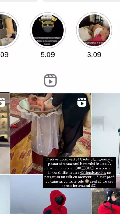 Emily Burghelea și-a botezat fiul. Ținuta sexi a fostei prezentatoare de la "Vorbește Lumea" a atras toate privirile la biserică / Foto