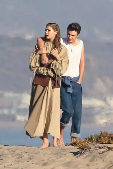 Bella și Anwar, la o ședință foto - Malibu Beach