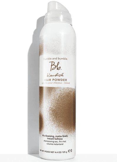 Șampon uscat pigmentat pentru părul blond, Bumble and Bumble, Blondish Hair Powder, 169 lei, disponibil Sephora