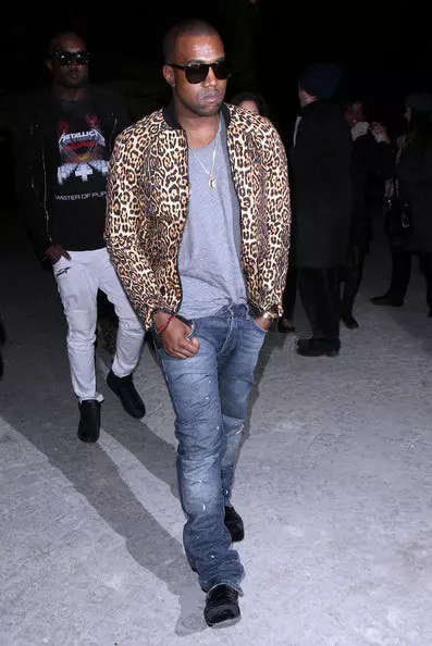 Kanye West, la prezentarea Vivienne Westwood