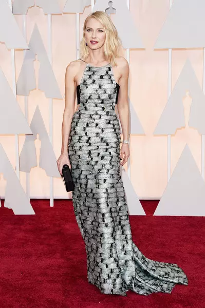 Intr-o rochie Armani Prive, la Premiile Oscar 2015.