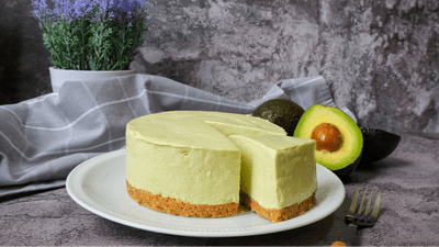 Cheesecake cu avocado – rețeta fără coacere