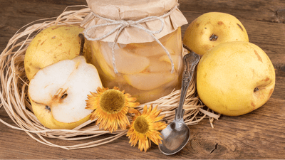 Compot de pere fără zahăr adăugat