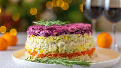 Salata aperitiv pentru Crăciun și Revelion – cea mai simplă rețetă