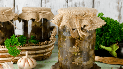 Vinete la borcan – rețeta fără ulei