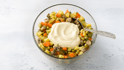 Maioneza cu iaurt pentru salata boeuf