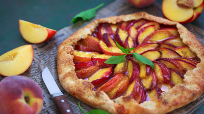 Galette cu piersici. Rețeta pentru cel mai simplu și nepretențios desert