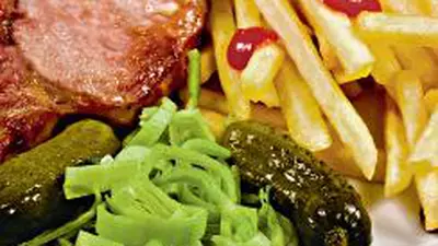 Cotlet de porc cu sos picant