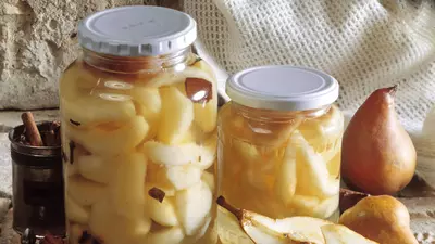 Compot aromat de pere